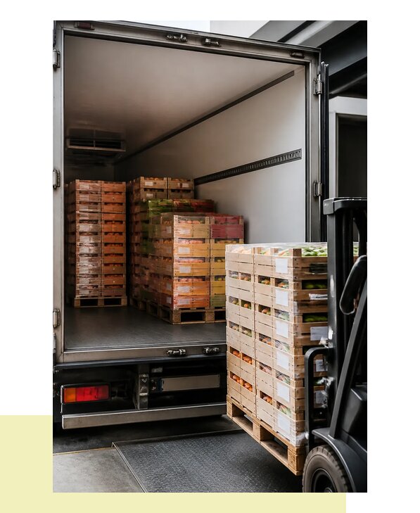 Перевозка сельхозпродукции на паллетах с доставкой в Кемерово